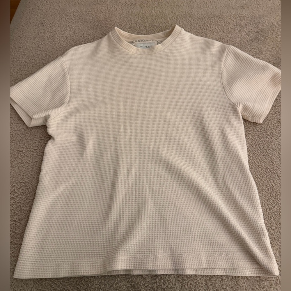 Cactus Men's Off-White Short Sleeve Tee